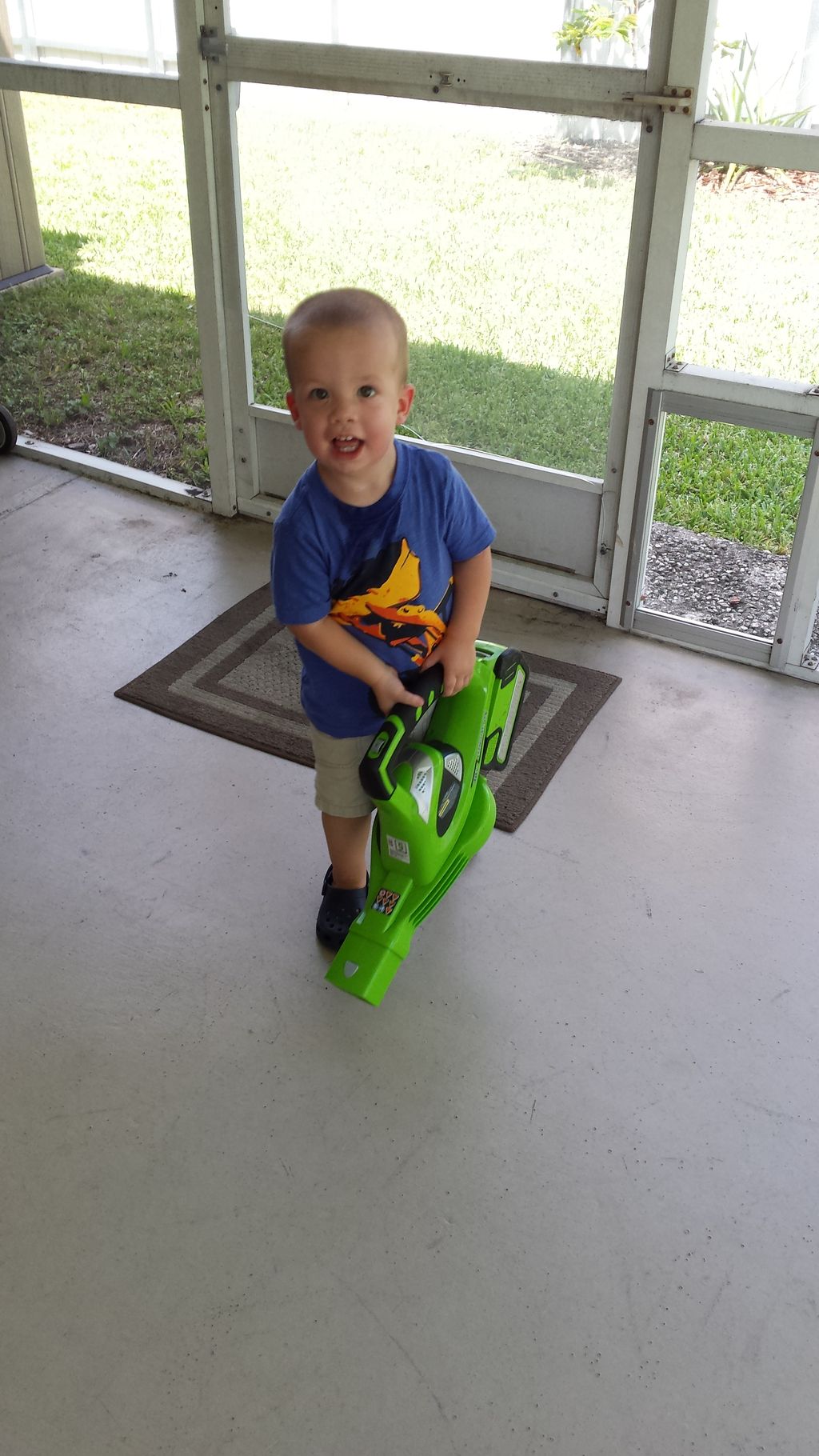 Wants to be like his daddy