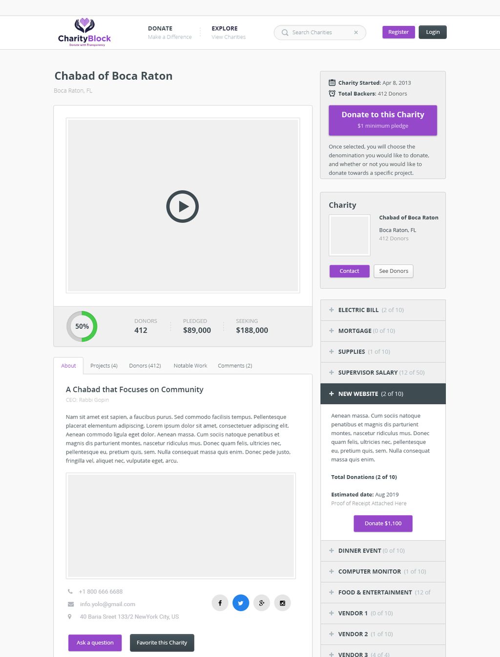 Projects and media