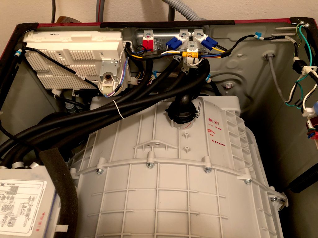LG Washer Control Board Installation Complete