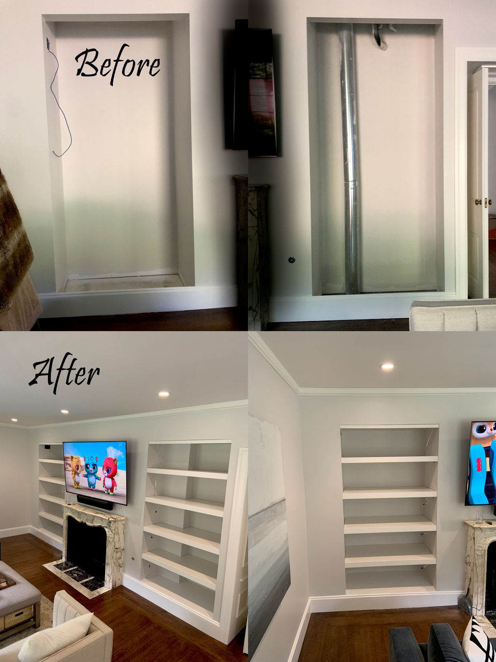 Built-In Shelves / Alcoves
