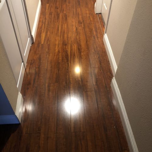 New Floors and Baseboards