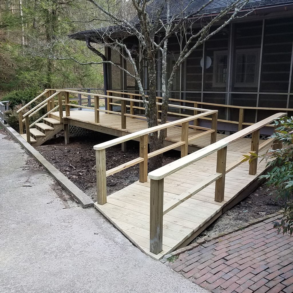 After New Deck and Handicap Ramps
