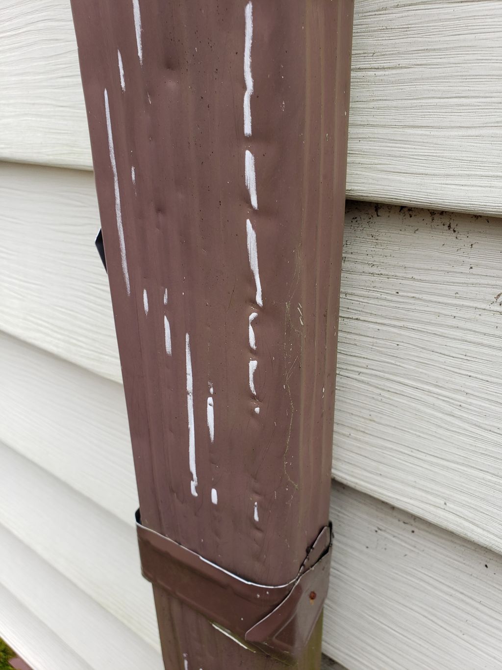 Hail damage in Herndon, VA.