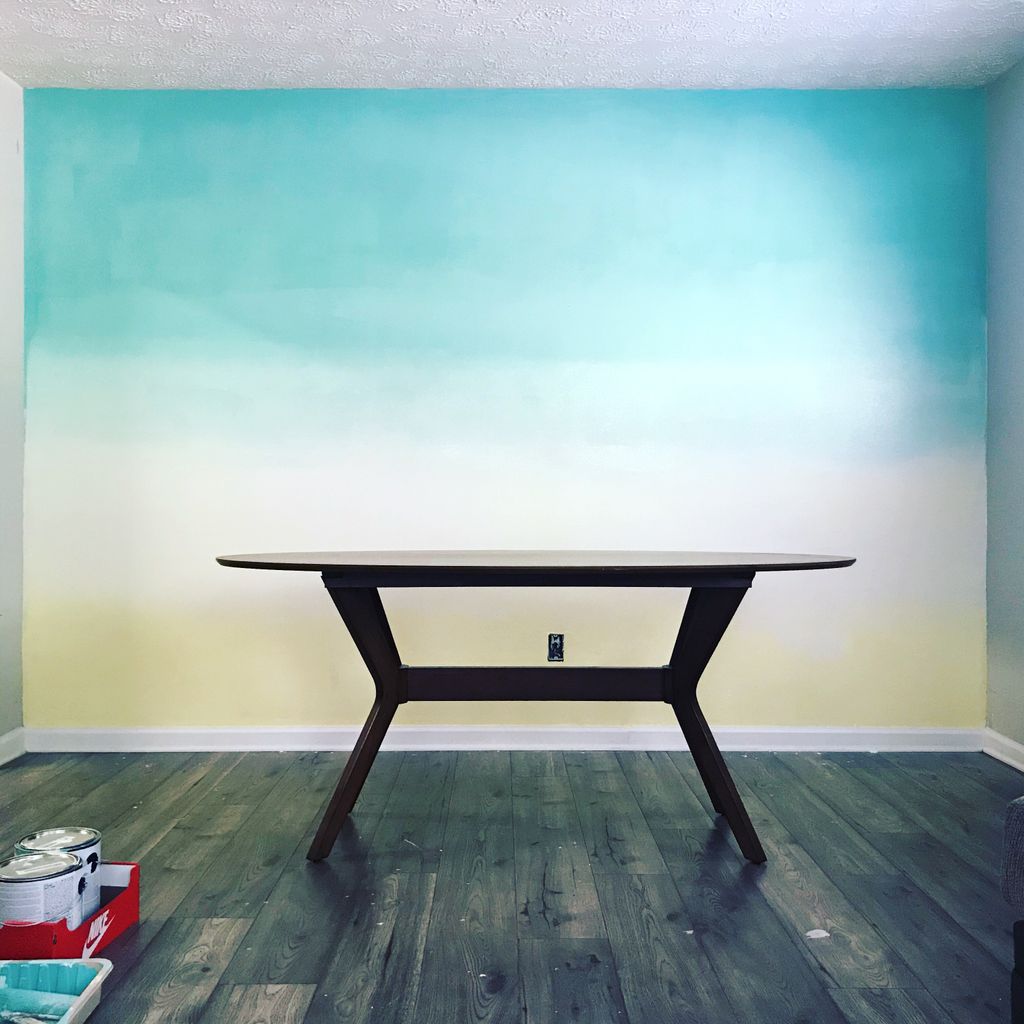 After Ombré Wall -DIY session