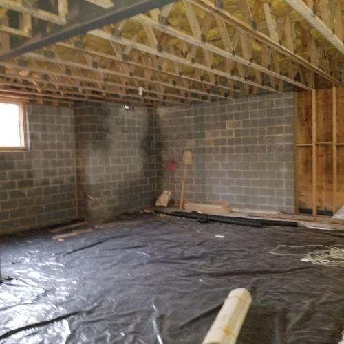 Mold Remediation and Insulation/Vapor Removal & Re