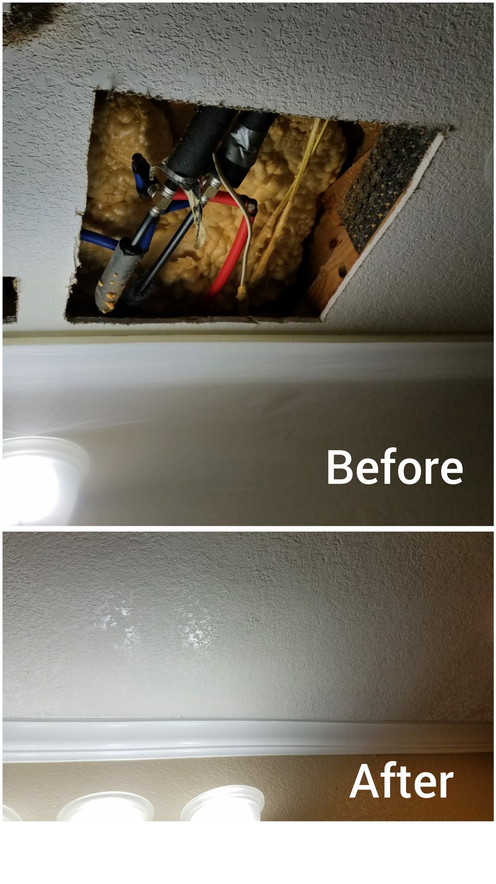 Ceiling Drywall Repair.