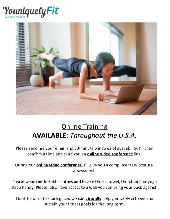 Online training, available throughout U.S.A.