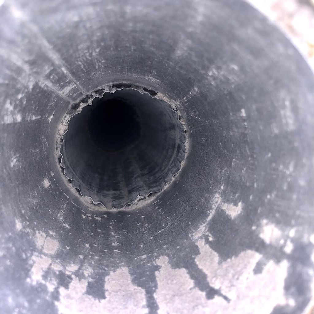 Dryer vent after cleaning 
