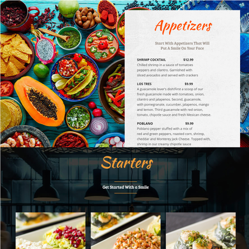 Guad's Mexican Restaurant Website