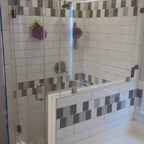 Clear Shower Enclosure