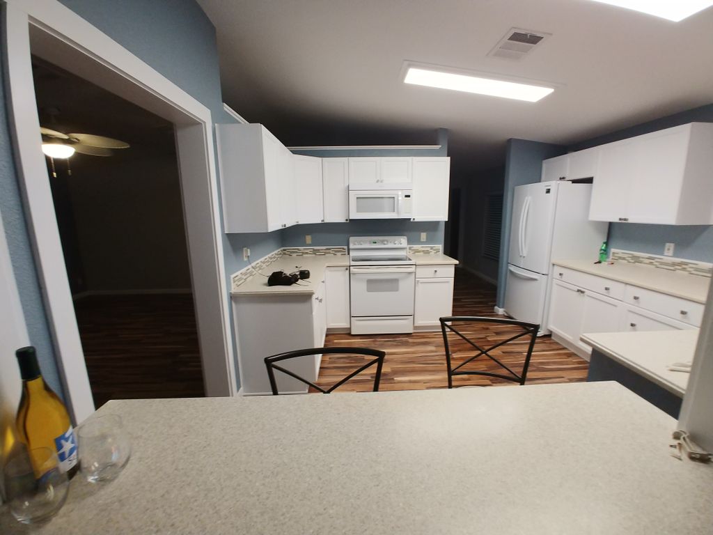 complete kitchen remodel in Savanah Club.