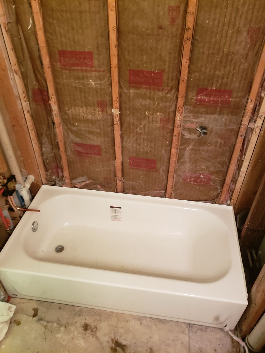 tub install
