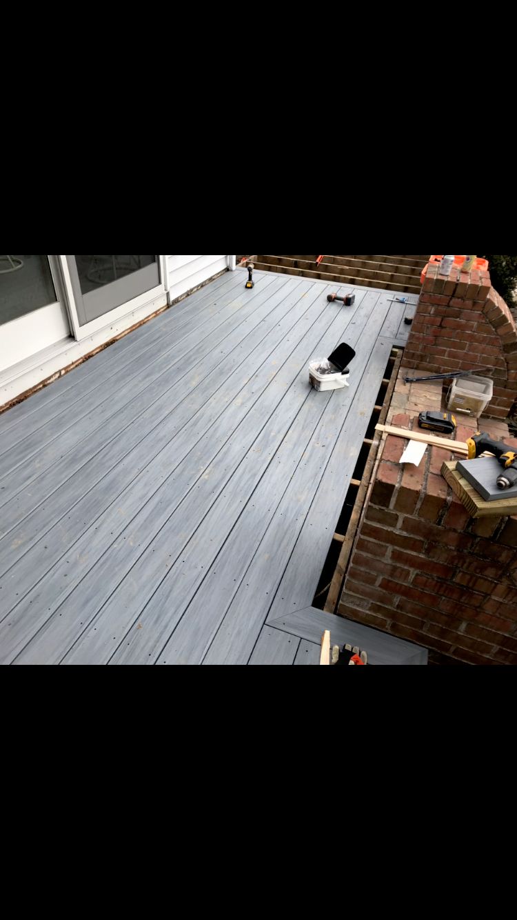 Pvc decking /picture framed 