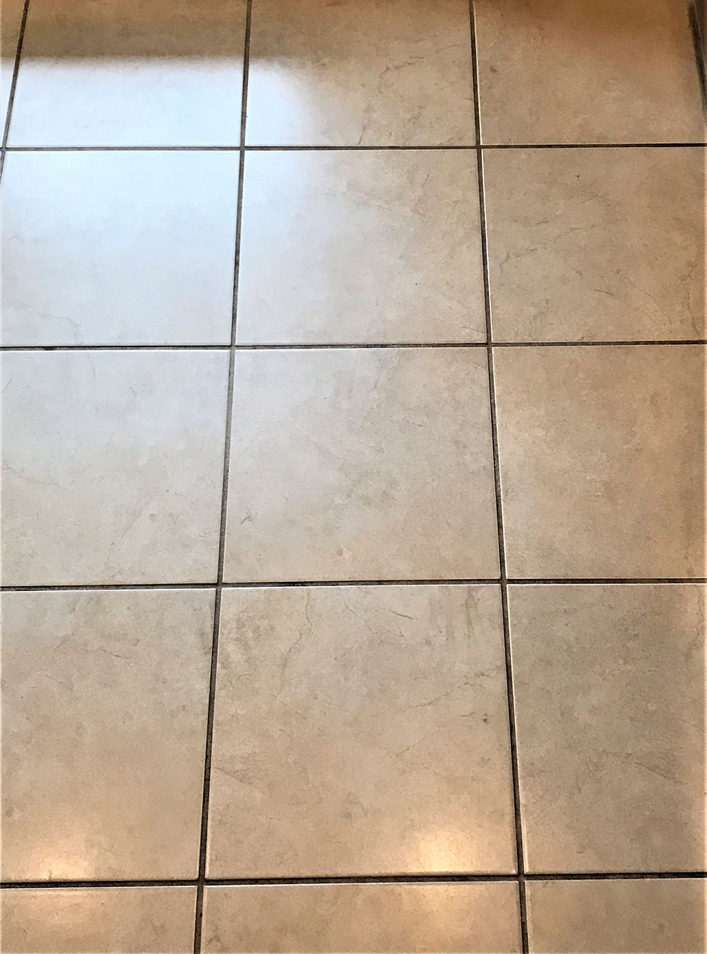 Tile Before Cleaning