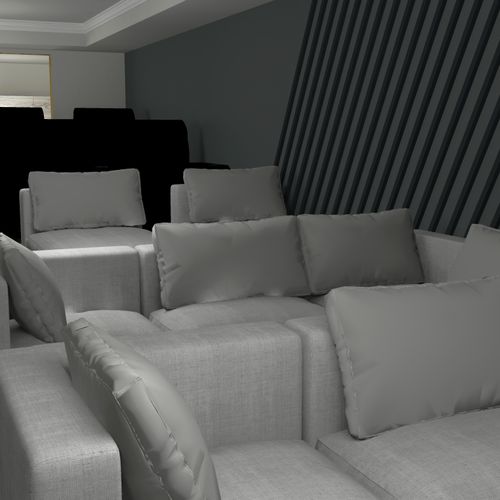 Home Theater - Custom Furniture and Details