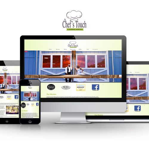 Chef's Touch Catering HTML5 web design