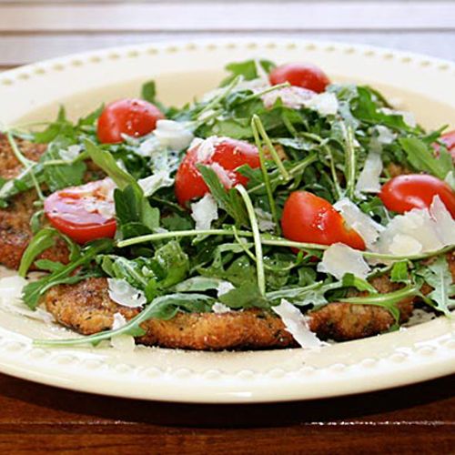 Veal Milanese with Arugula Salad