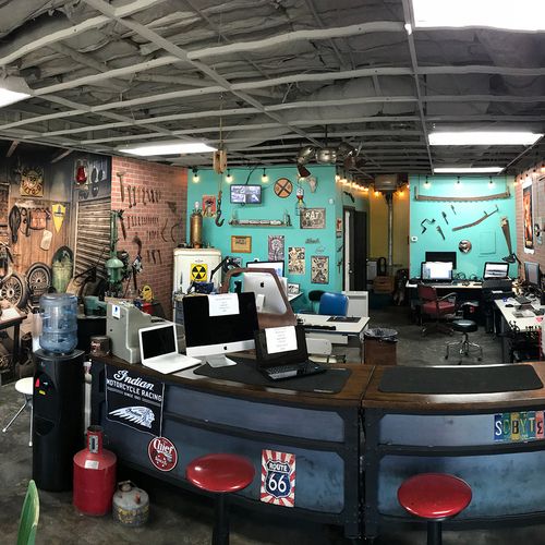 Inside our Computer Repair garage