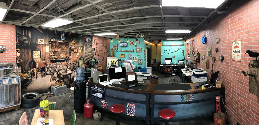 Inside our Computer Repair garage