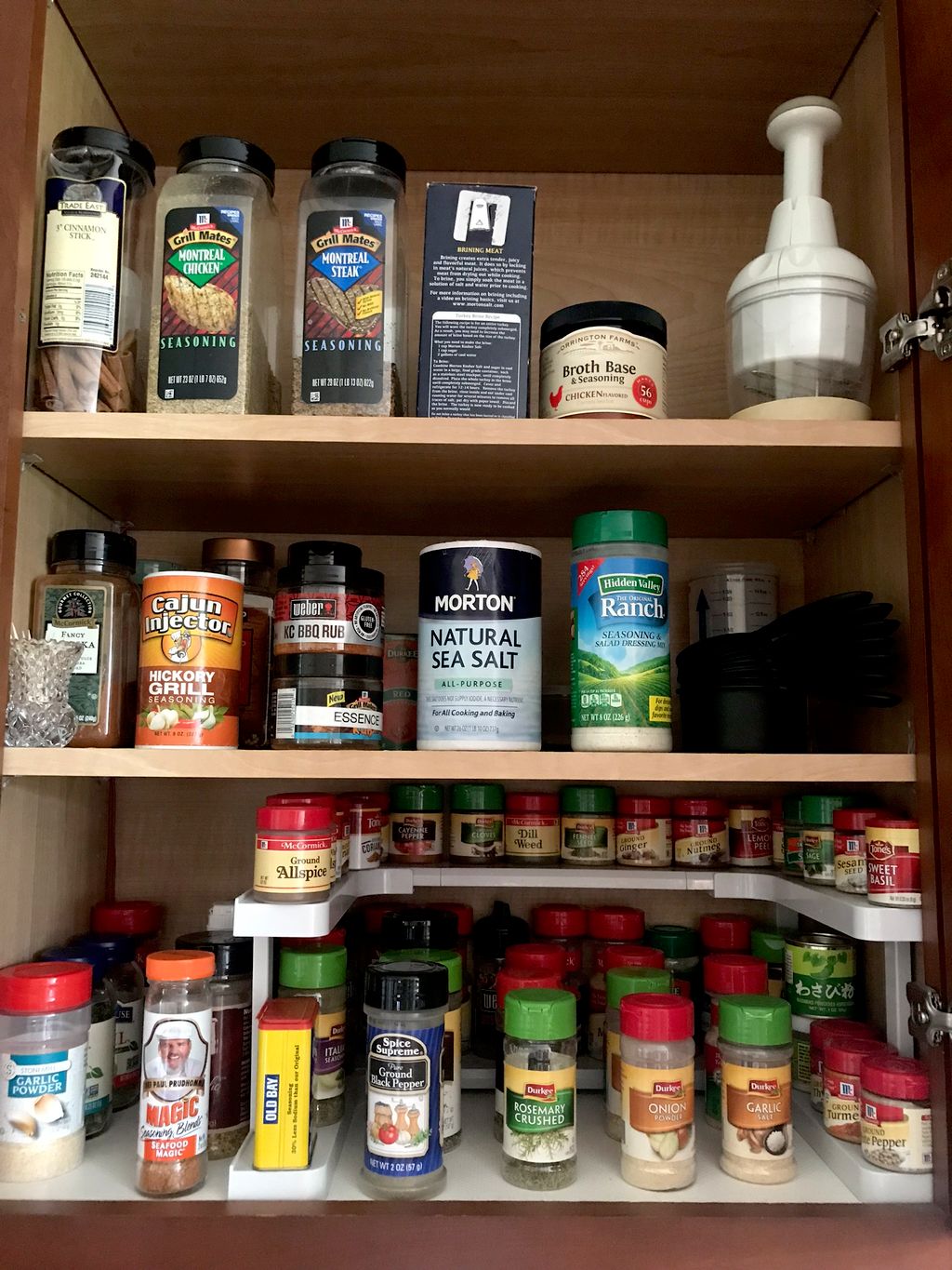 A home for everything, even the spices!