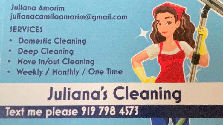 Juliana’s cleaning