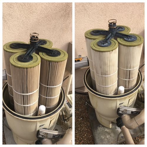Cartridge Filter Cleaning