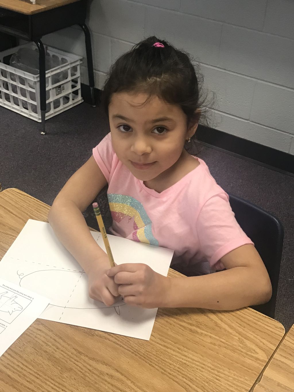 First grade student 