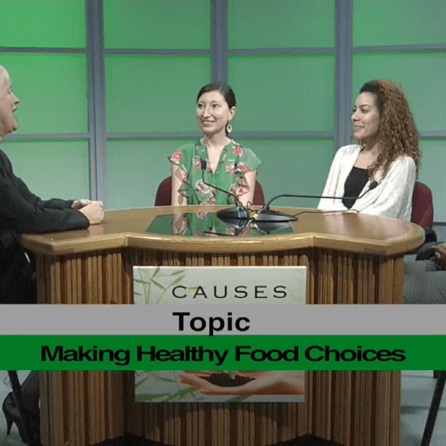 Featured on CAUSES TV to discuss nutrition in the 