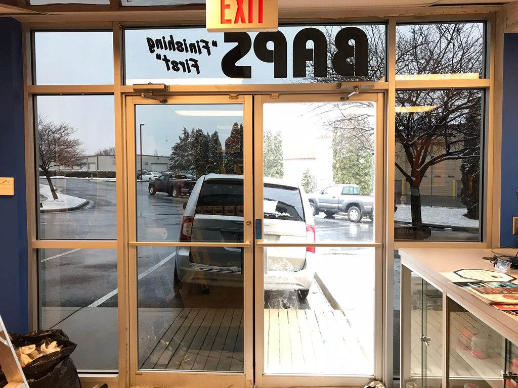 Before and after applying 5% privacy film