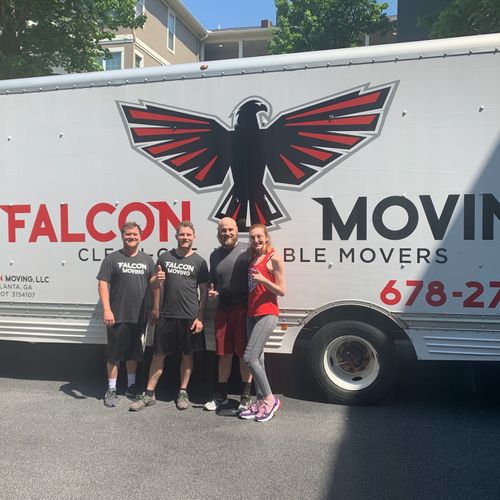 Falcon Moving did a wonderful job, had very profes