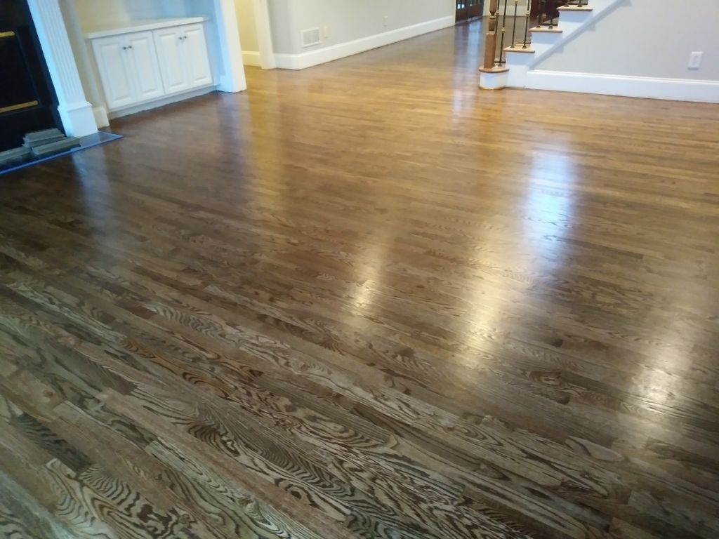 install sand and finish hard woods