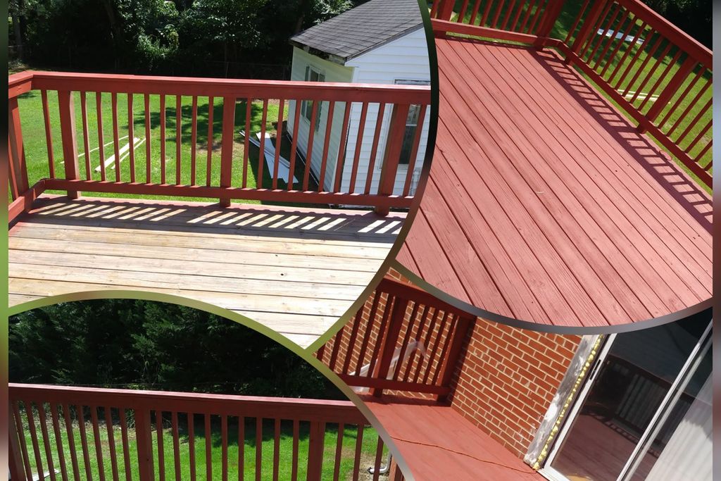 Deck Staining and Sealing project from 2019