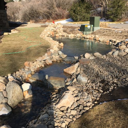 Utah Water Gardens - Stream and Pond Construction