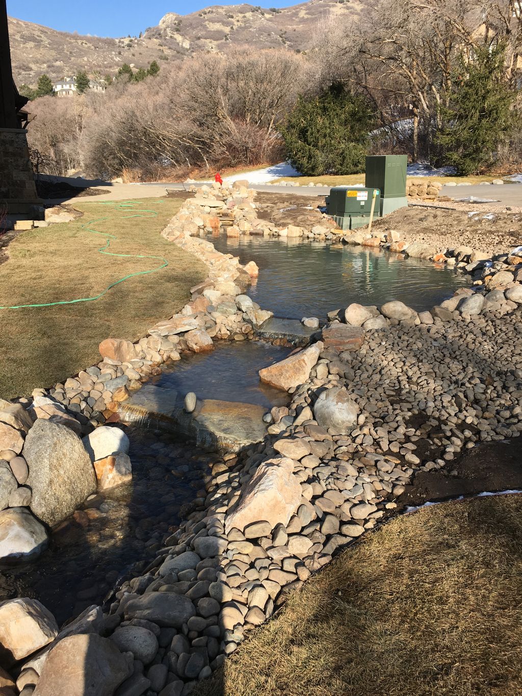 Utah Water Gardens - Stream and Pond Construction