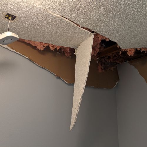 Asked about getting some work down on my ceiling a