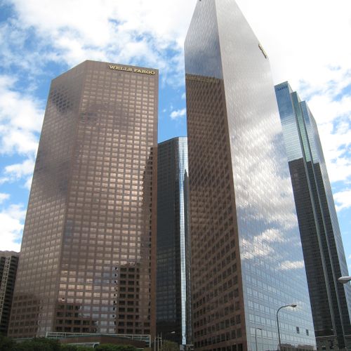 Office located in the Wells Fargo Center, downtown