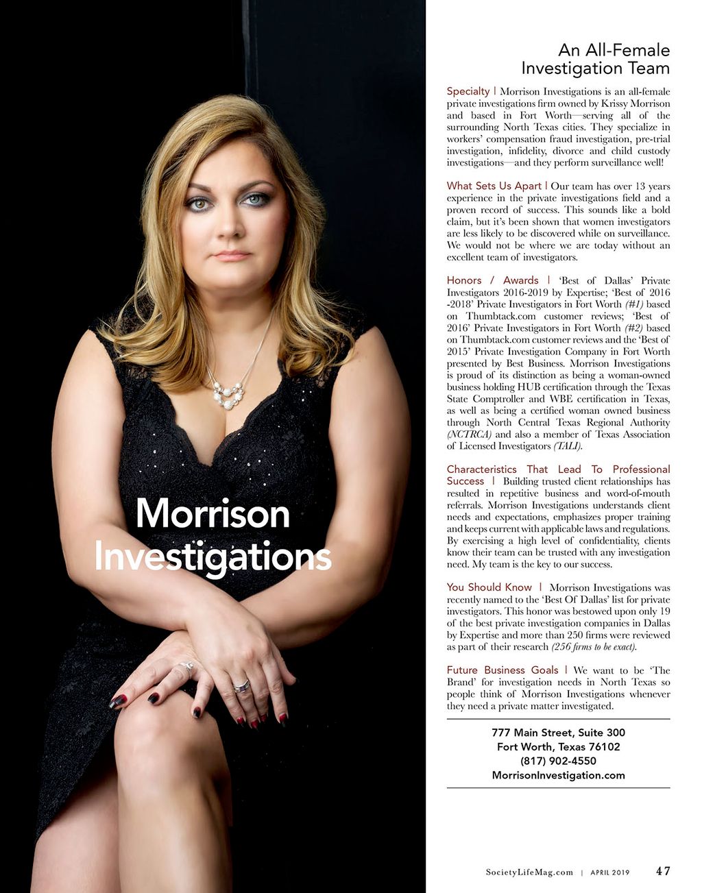 Women in Business Article | Society Life Magazine 
