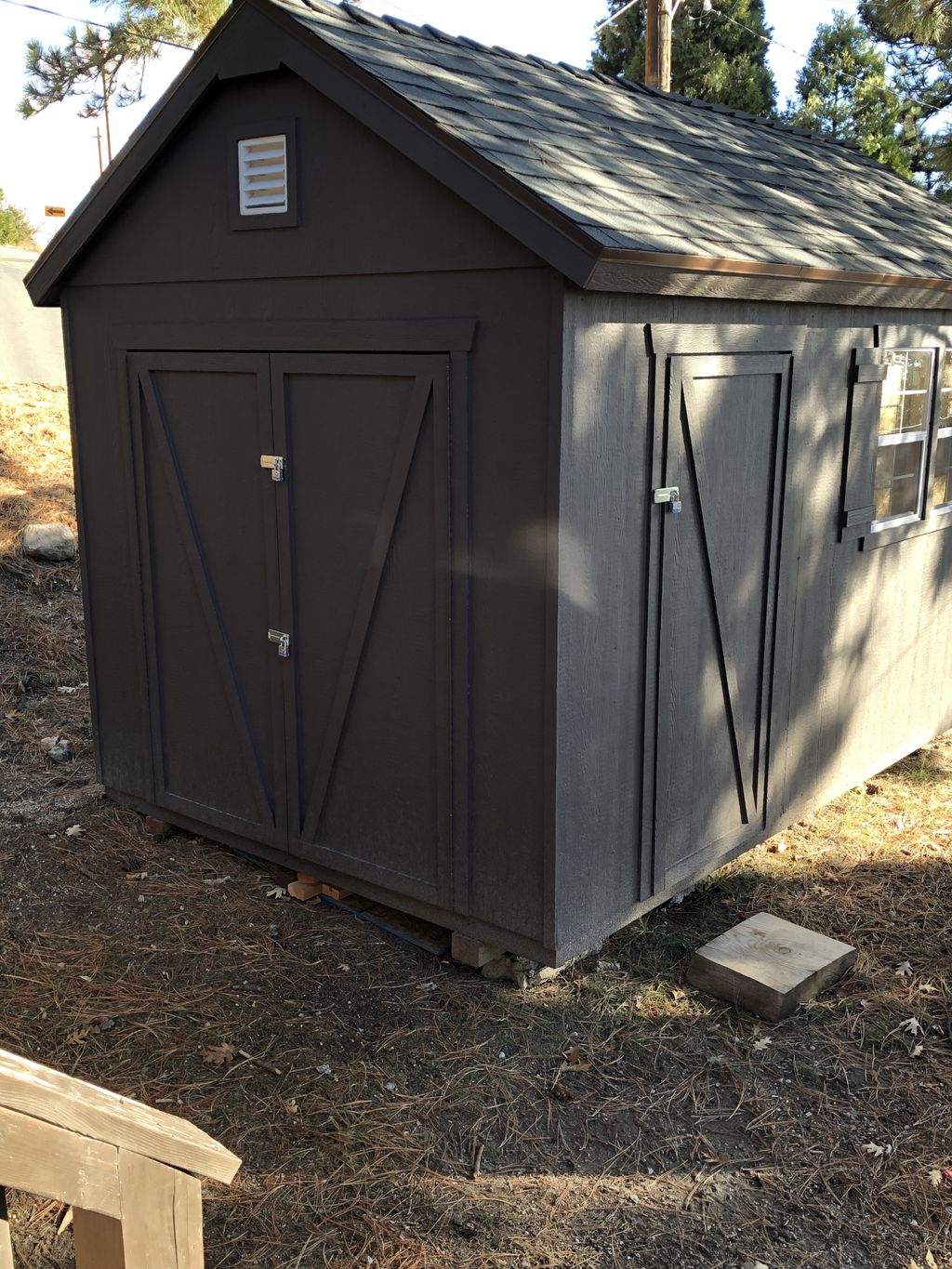 We built a shed!