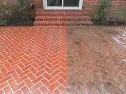 Entry before and After Pressure Washed!