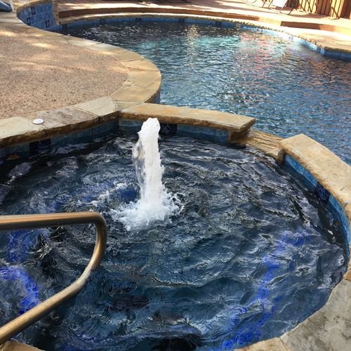 We service spas and pools.