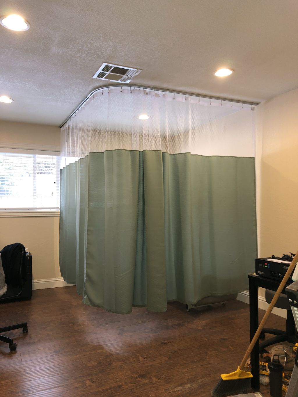 Medical Curtain Track Installation in San Jose