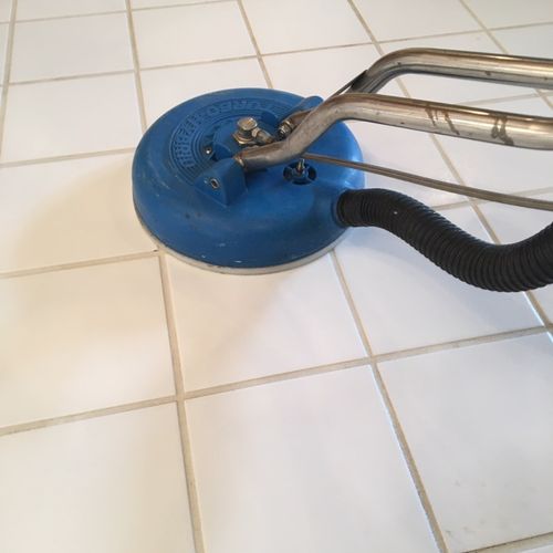 AFTER -Grout cleaning 