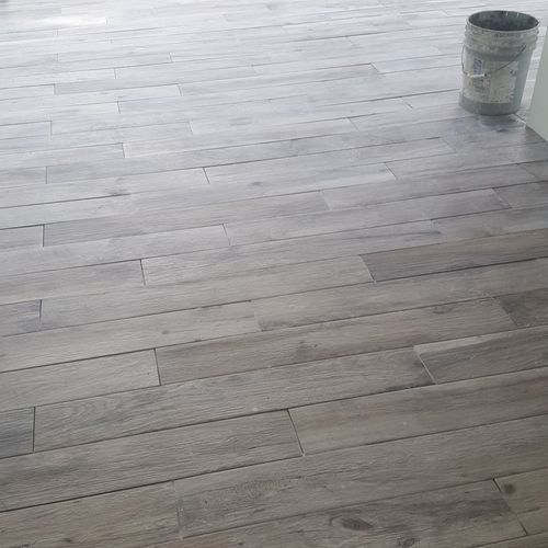Beautiful job on our lanai tile floor! A true craf