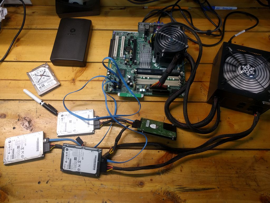 Hard drive data recovery and secure erase