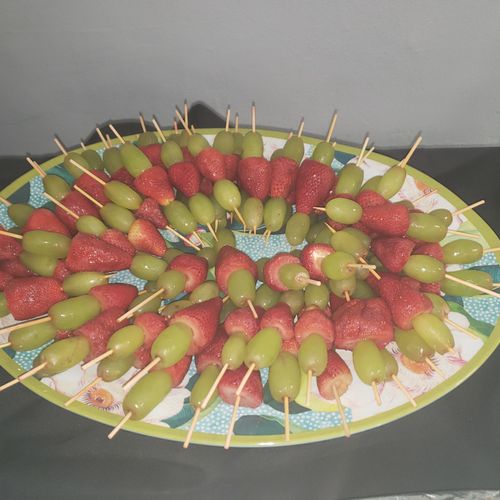 Fruit kabobs 