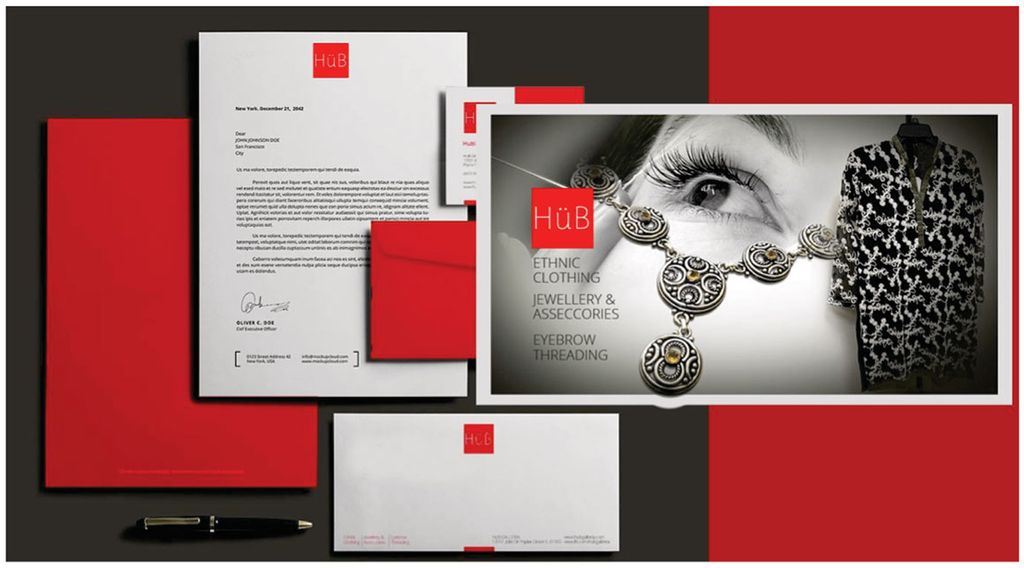 Hub Galleria - Logo & Brand Design