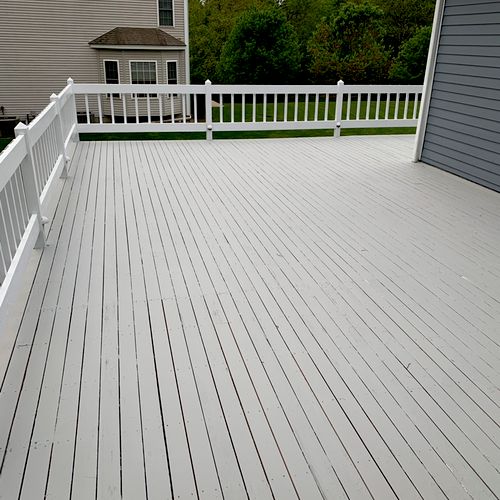 Jeff and his team repaired my deck replaced broken