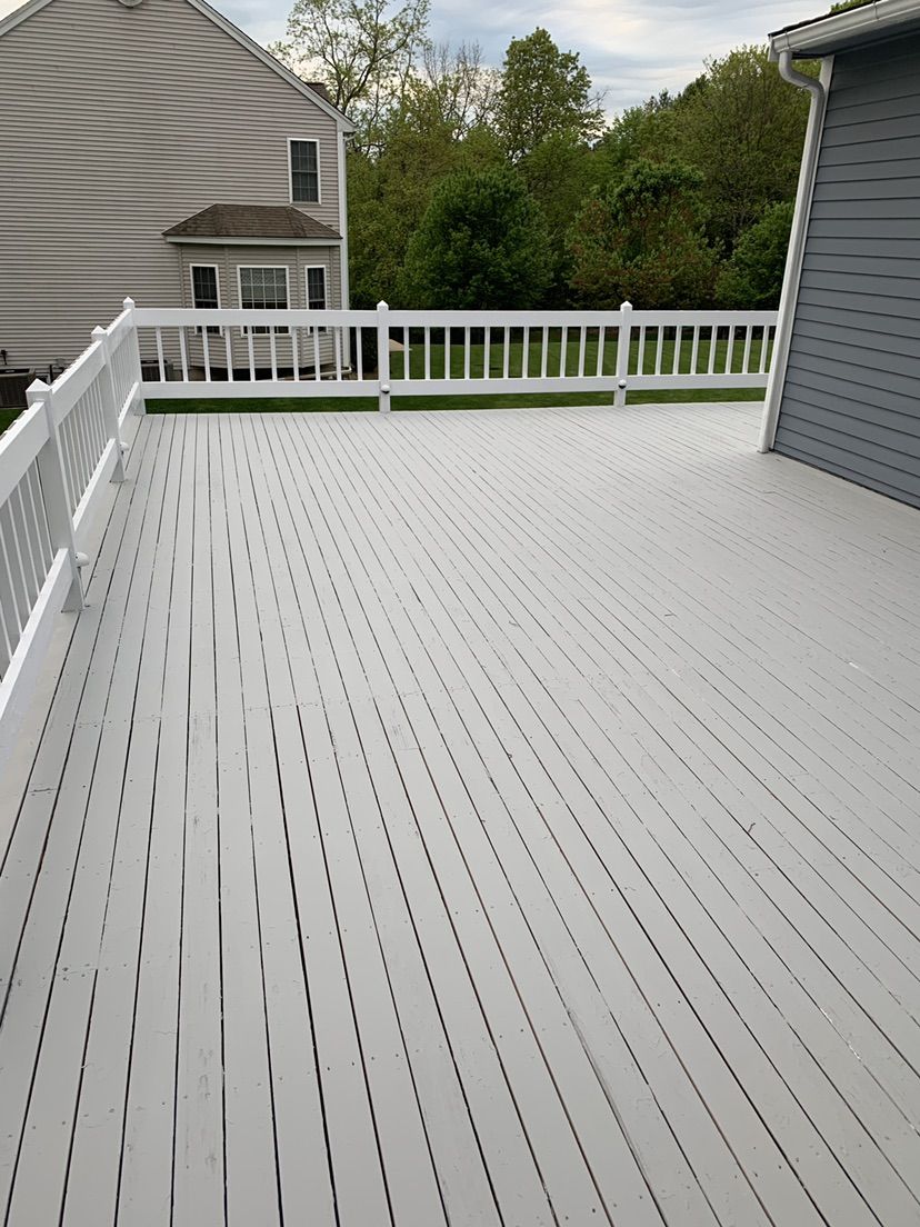 Jeff and his team repaired my deck replaced broken