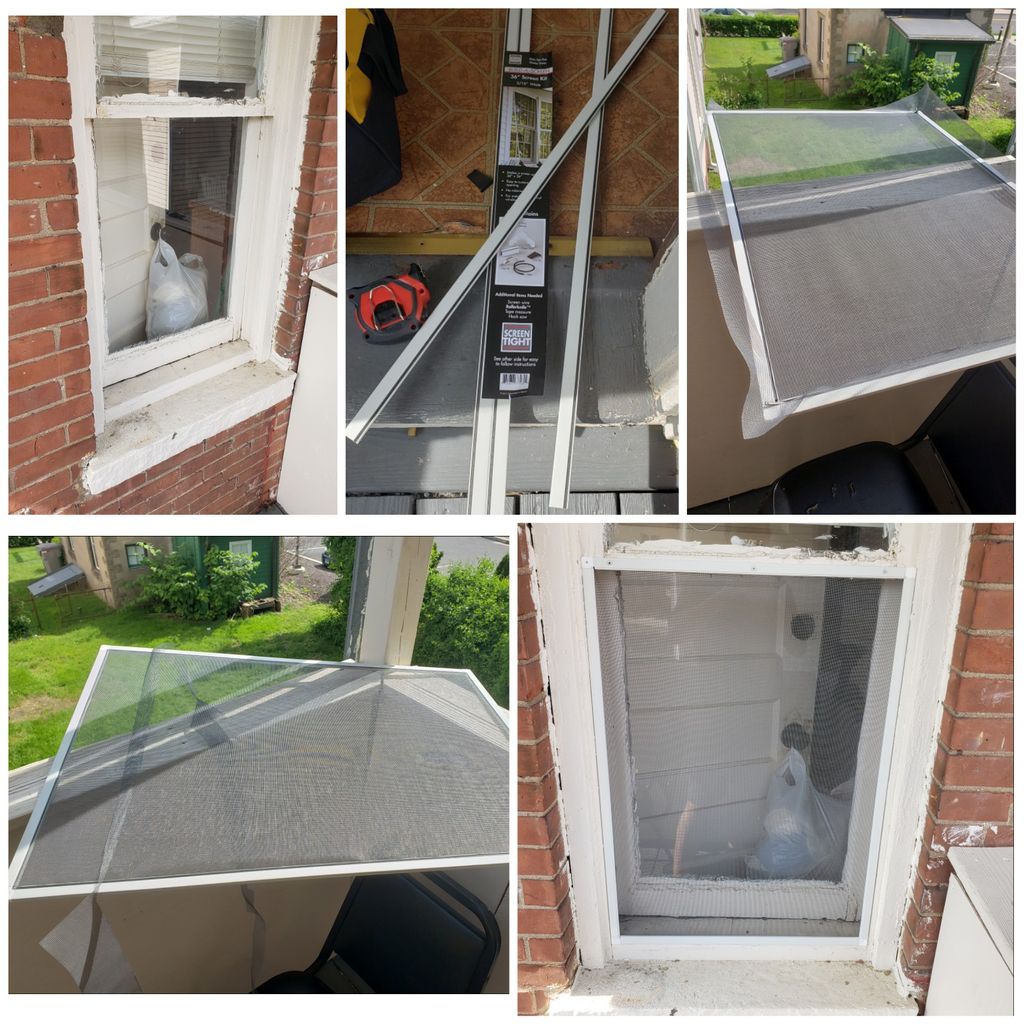 screen windows, repair and costume made for your n