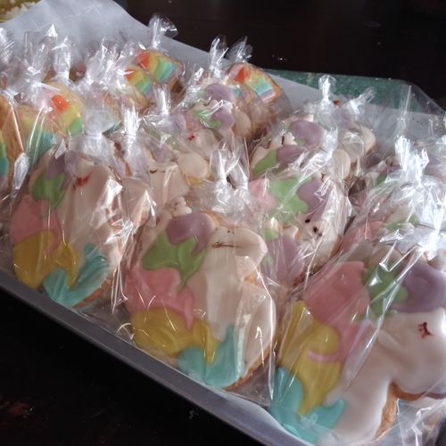 unicorn sugar cookies 🦄